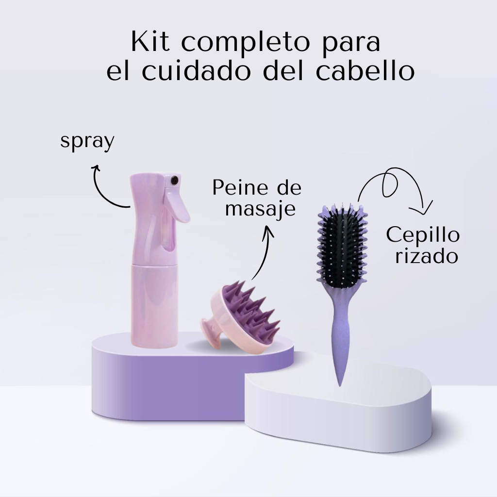 Kit completo para el cuidado del cabello